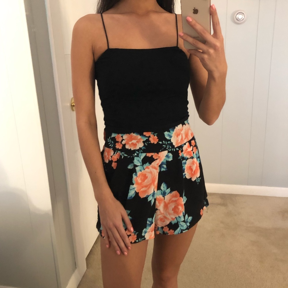 Charlotte Russe Flower Shorts